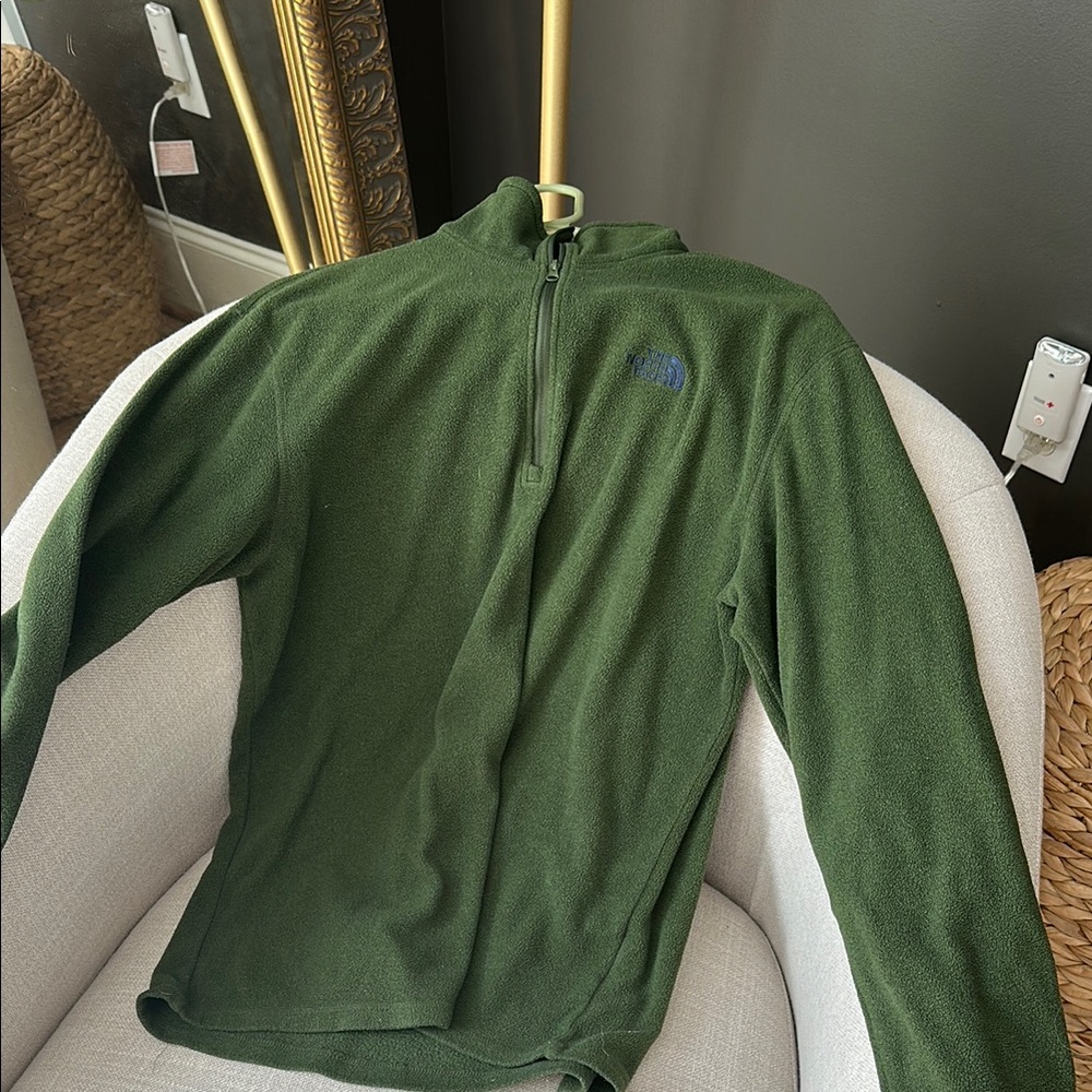 The North Face Green Fleece Pullover